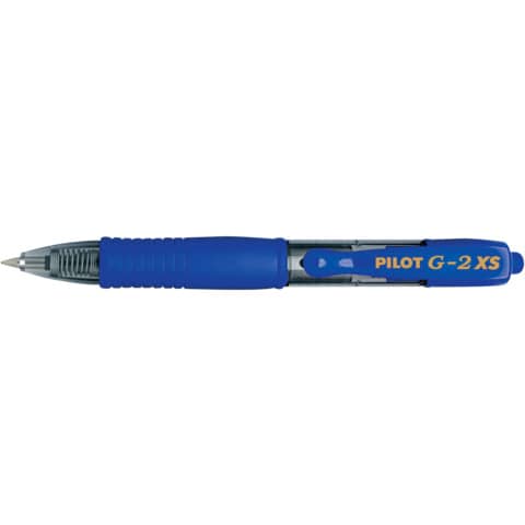 Roller gel a scatto ricaricabile Pilot G-2 Pixie 0,7 mm blu 001411